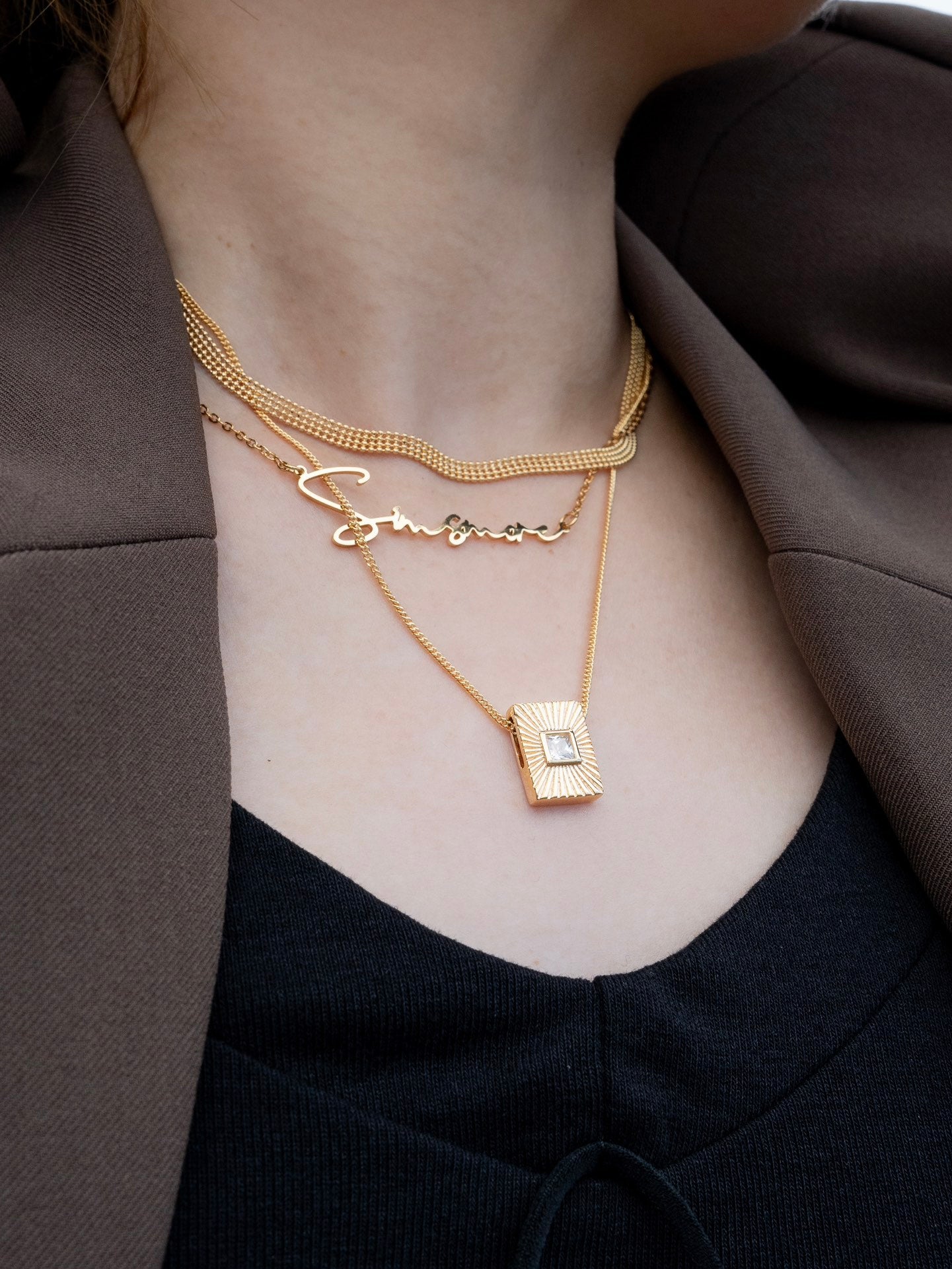 S925 Personalised Signature Script Name Necklace