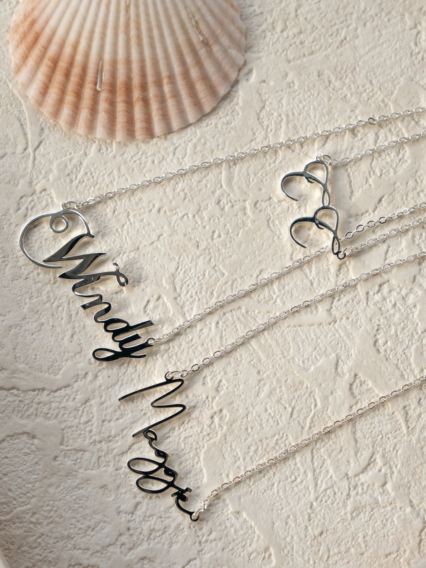 S925 Personalised Signature Script Name Necklace