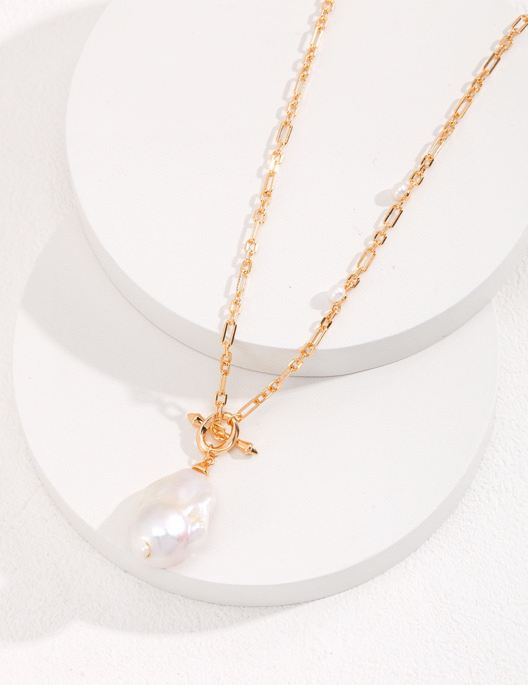 Natural Baroque Pearl Necklace