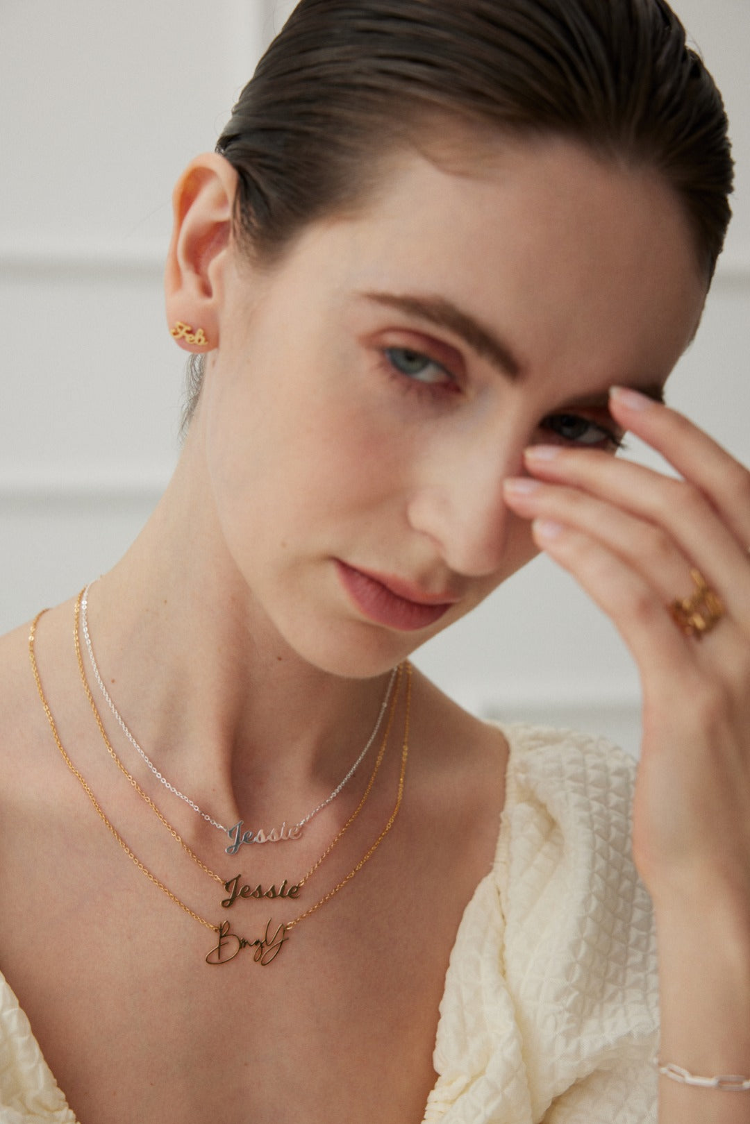 S925 Personalised Signature Script Name Necklace